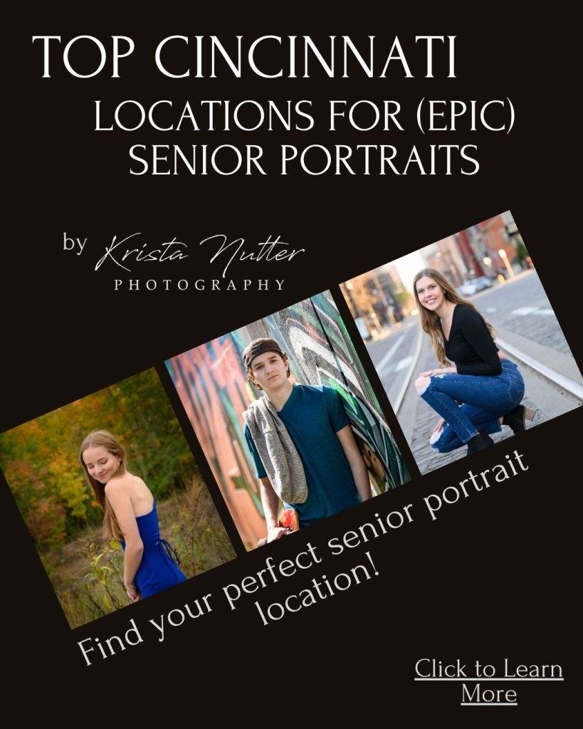 Icon image for blog post Top 10 Cincinnati Locations for Senior Pictures by Krista Nutter Photography