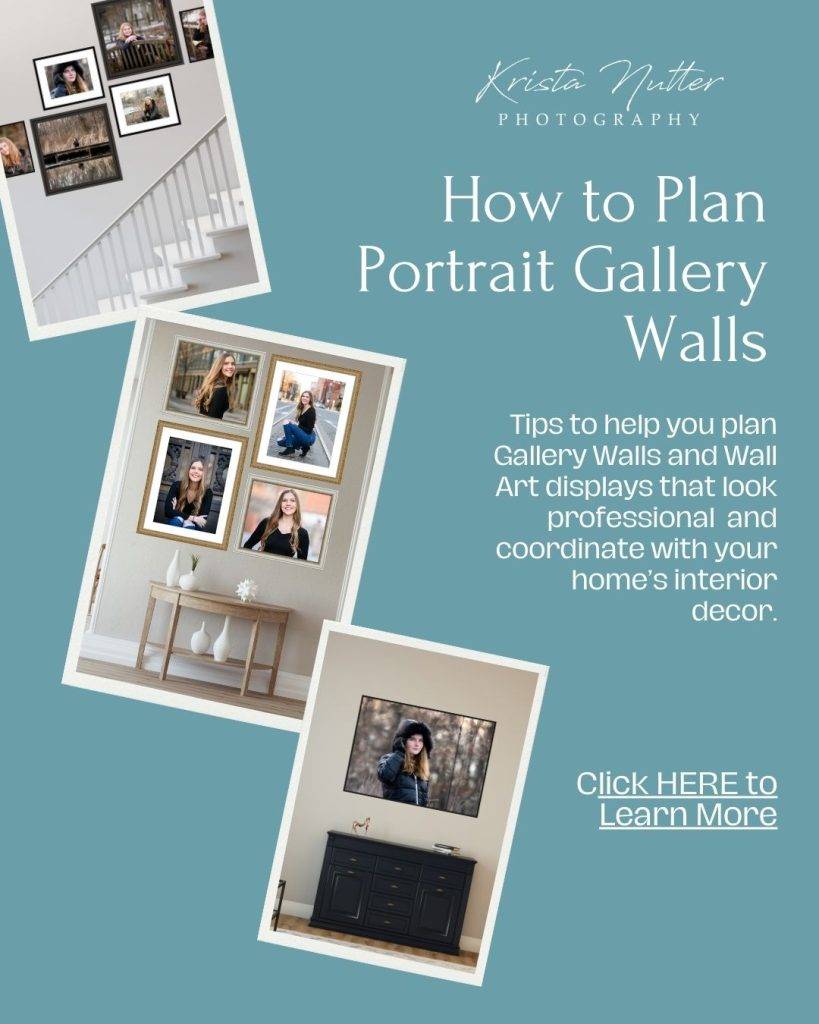 KristaNutterPhotograhpy cover image for blog post How to Plan Portrait Gallery Walls